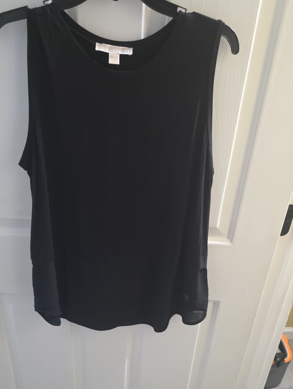 Michael Kors Black Sleeveless Tank Top